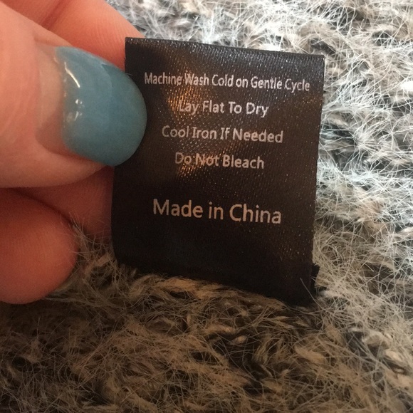 POL Mohair Waffle Cardigan- Gray - Picture 13 of 13